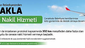 Uçakla cenaze nakil hizmeti…