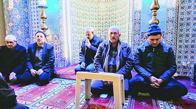 Ayvacık&#039;ta Şehitler için mevlid okutuldu