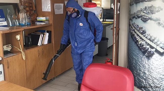 Belediyeden dezenfekte çalışması…