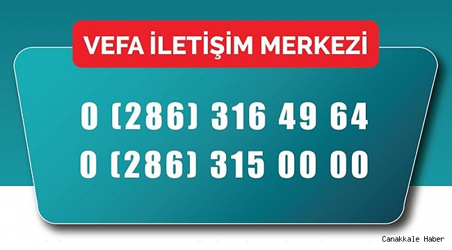Biga&#039;da &#039;Vefa İletişim Merkezi&#039; devrede