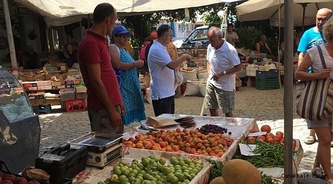Bozcaada halk pazarı için karar