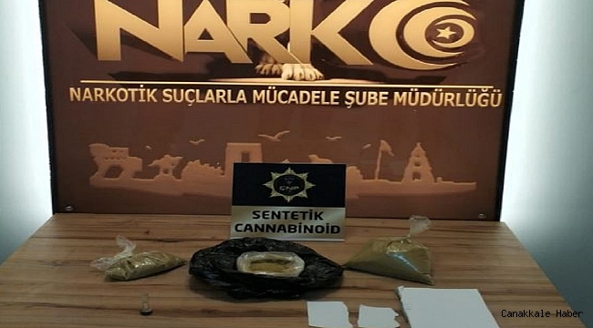 Çanakkale&#039;de uyuşturucu operasyonu