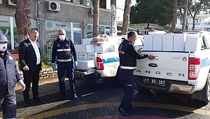 Geyikli Belediyesi'nden gıda paketi