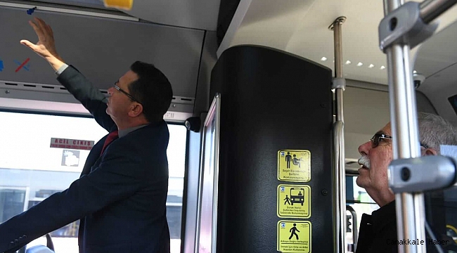 Gökhan; &quot;Bu sistem ile otobüslerimizi daha sık dezenfekte edebileceğiz&quot;