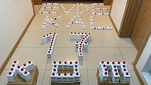 155 adet sahte dezenfektan ele geçirildi