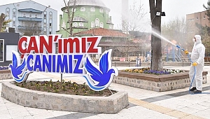 Çan'da dezenfekte çalışması