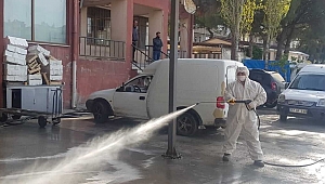 Dezenfeksiyon çalışmaları sürüyor