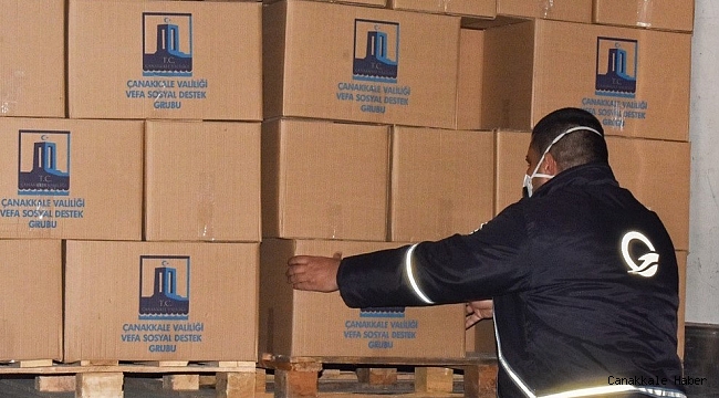 Gestaş&#039;tan gıda kolisi desteği