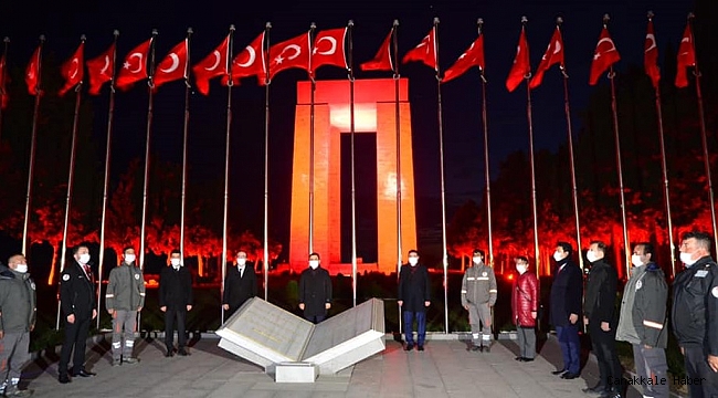 Şehitler Abidesi’nde İstiklal Marşı