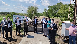 Biga'da sulama sezonu açıldı