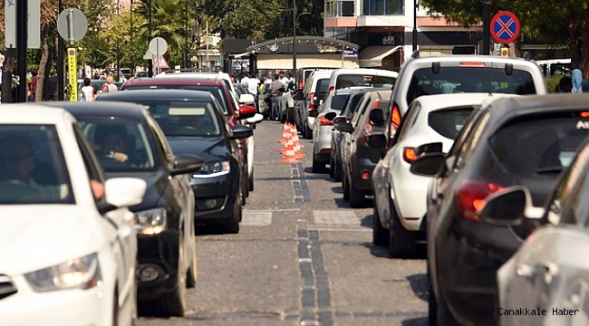 Çanakkale’de araç sayısı 232 bin 384