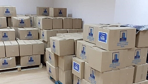 Çanakkale'de yardım kolisi desteği