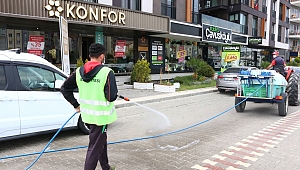 Kepez'de 'koronavirüs' ilaçlaması