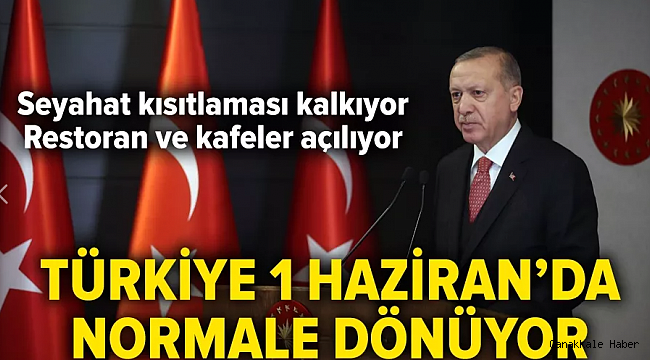 Türkiye normale dönüyor