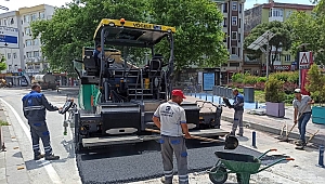 Üstyapı yenileme çalışmaları sürüyor