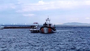 Arızalanan özel tekne sürüklendi