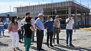 Başkan Gökhan'dan teknik inceleme