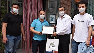 Başkan Öz'den çevreci esnafa teşekkür