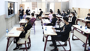 Biga'da LGS'ye 1322 öğrenci katıldı