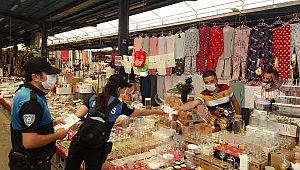 Polis ekiplerinden 'Covid-19' bilgilendirmesi