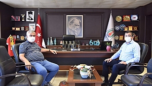 Sarıbaş’tan Başkan Öz’e ziyaret