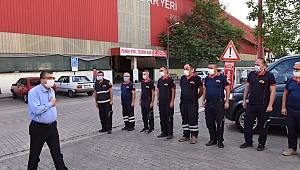 Başkan Öz'den personele ziyaret