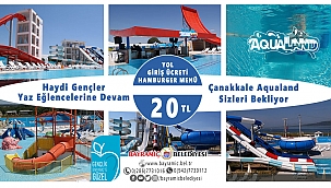 Bayramiç Belediyesi'nden gençlere yeni sürpriz