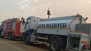 Yangını söndürmek için seferber oldular