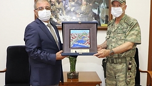 Aksakallı'dan veda ziyareti