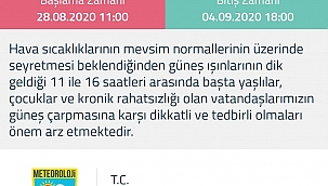 Hava sıcaklıklarında yükseliş!