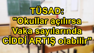 TÜSAD; "Okullar açılırsa artış olabilir"