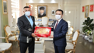 Vali Aktaş'a, Arkaz'dan ziyaret