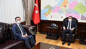 Vali Aktaş, Balıkesir Valisi Şıldak'ı ziyaret etti