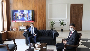 Vali Aktaş'tan, Eceabat Kaymakamlığına ziyaret