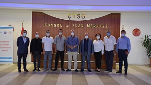 Dondurulmuş Gıda Sanayii Derneği'nden ÇTSO'ya ziyaret