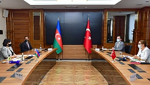 Ticaret Bakanı Pekcan, Azerbaycan Meclis Başkanı ile görüştü