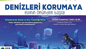 Uluslararası Deniz ve Kıyı Temizliği Günü etkinliği yarın gerçekleşecek
