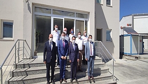 Vali Aktaş Okyay Un Fabrikasını ziyaret etti