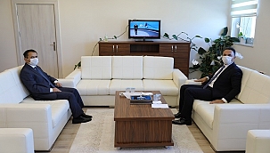 Vali Aktaş'tan, Cumhuriyet Başsavcısı Ömer Karişit’e ziyaret