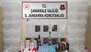 Ayvacık'ta sahte alkol aperasyonu