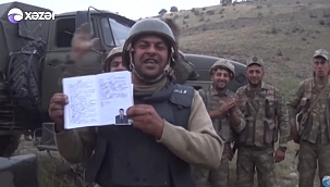 Azerbaycan askerinin mutluluğu