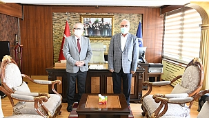 Başkan Gökhan'dan, Müftü Kabukçu'ya ziyaret