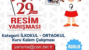 Çan Belediyesi'nden ödüllü resim yarışması