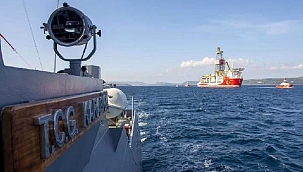 Çanakkale Boğazı’nda Kanuni sondaj gemisi