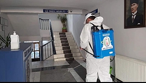 Dezenfekte çalışmaları sürüyor