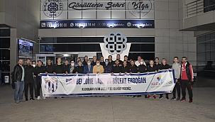 Veteranları uğurladı