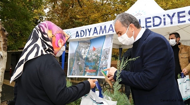 10 bin tohumlu kalem, bin 954 adet fidan dağıtıldı