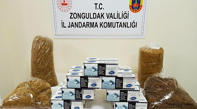 14 bin 550 gram satışa hazır tütün ele geçirildi