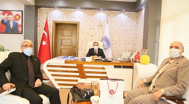 1915 Çanakkale Savaşı Derneği&#039;nden Başkan Cabbar&#039;a ziyaret