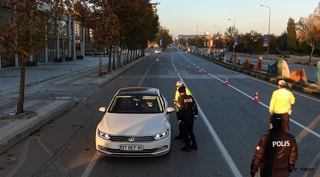 2 günlük kısıtlamada 6 bini aşkın araç kontrol edildi